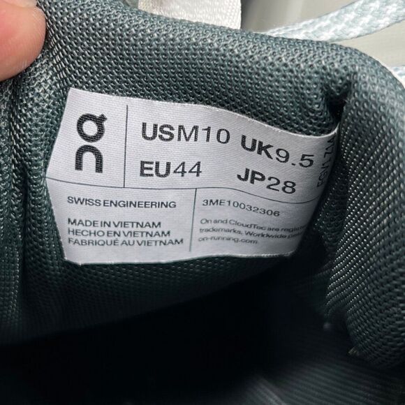 On Running Cloudhorizon Hiking Shoes Men's 10 Grey Athletic Training Sneakers - Picture 13 of 13